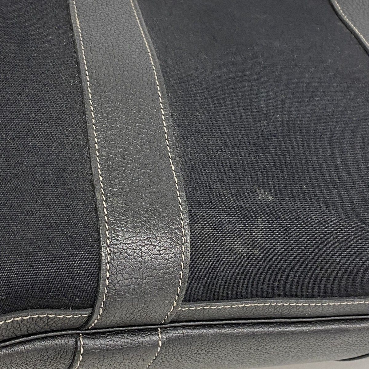 Hermes Tote Garden Party PM Toile Officier Black Silver — view 8