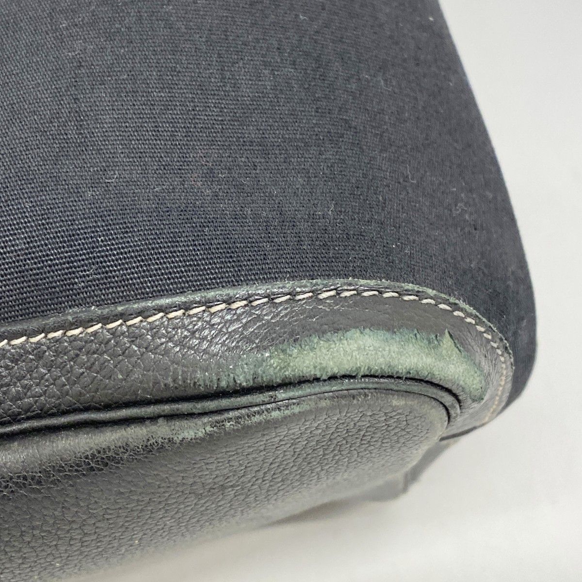 Hermes Tote Garden Party PM Toile Officier Black Silver — view 6