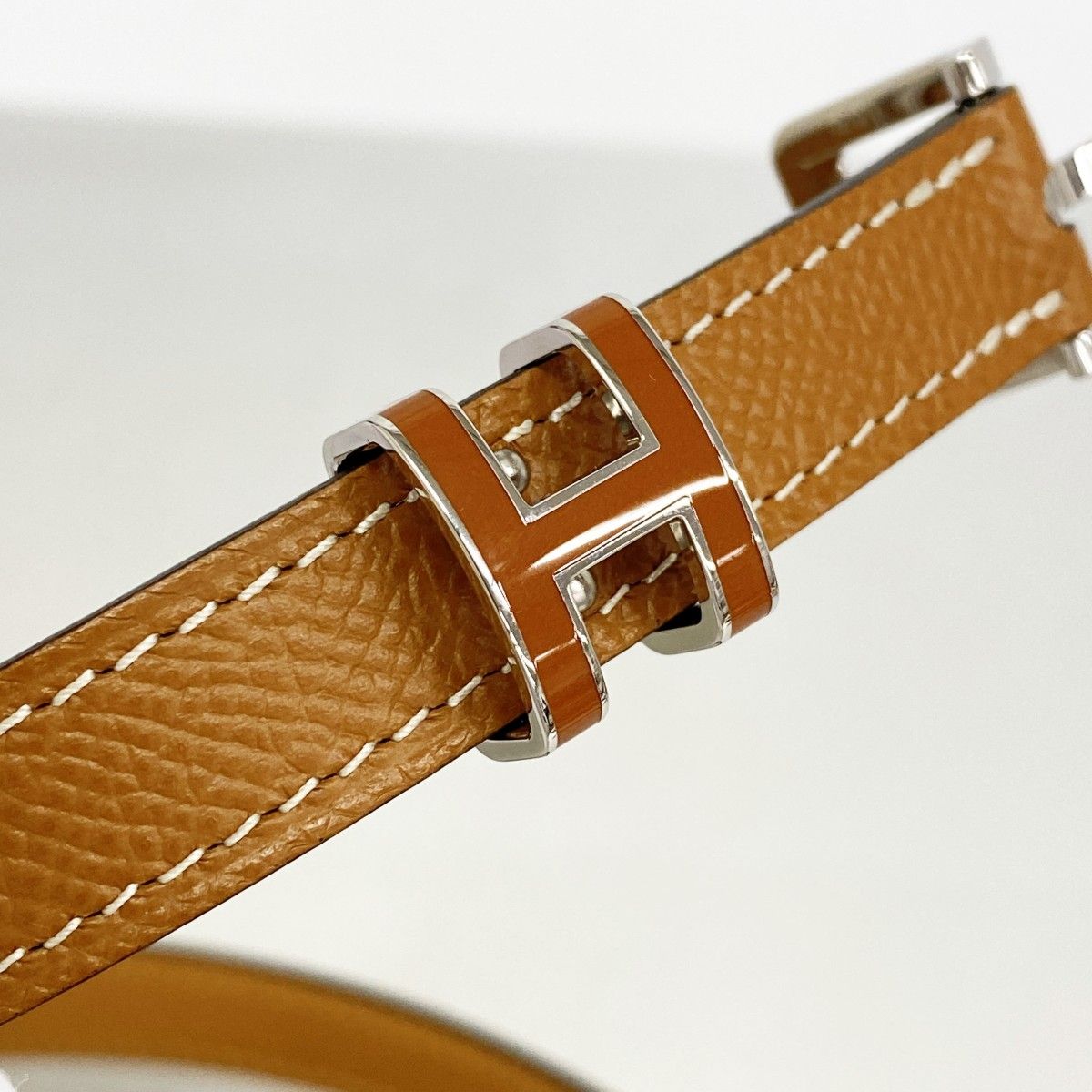 Hermes Belt Pop Veau Epsom Gold Silver — view 6