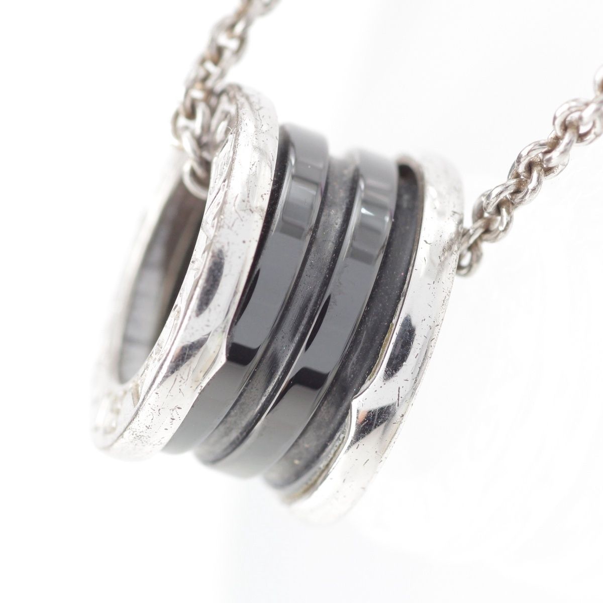 Bvlgari B-zero One Charity Edition Black Ceramic Pendant Silver — view 6