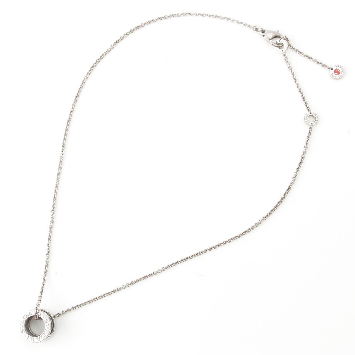 Bvlgari B-zero One Charity Edition Black Ceramic Pendant Silver — view 3