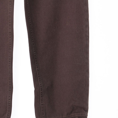 Chanel Cotton CC Logo Flare Pants Brown 38 — view 8
