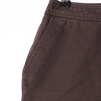 Chanel Cotton CC Logo Flare Pants Brown 38 — view 4