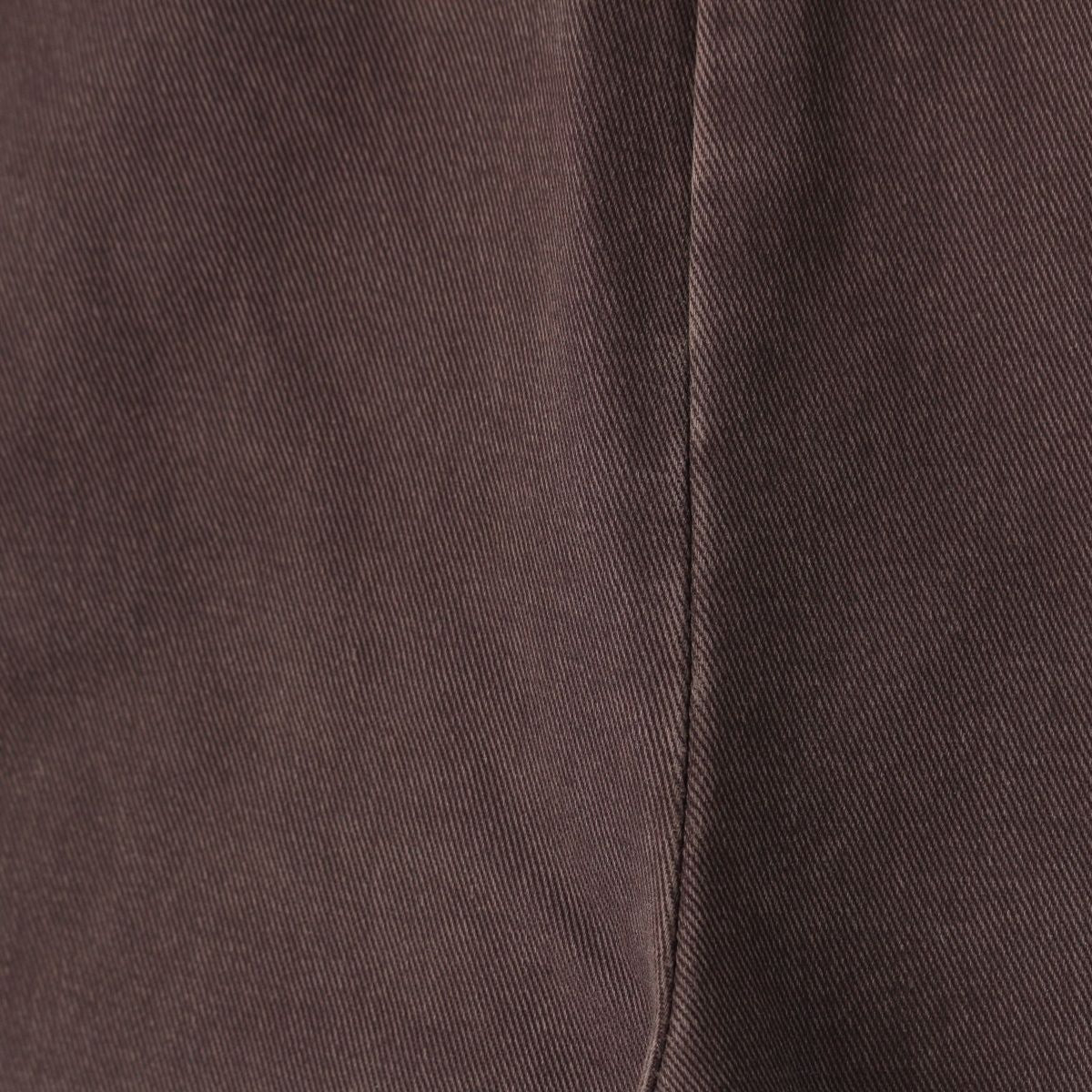 Chanel Cotton CC Logo Flare Pants Brown 38 — view 7