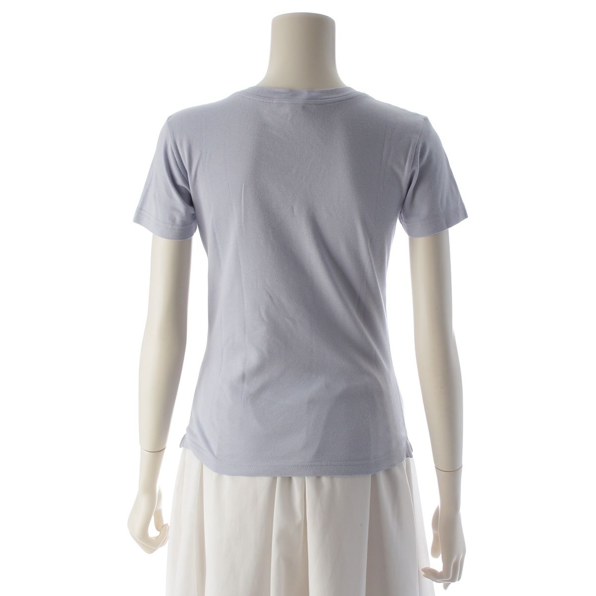 Louis Vuitton Cotton Charm Short Sleeve T-Shirt Top Blue — view 4