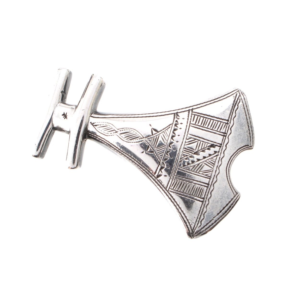 Hermes Touareg Belt Buckle Silver