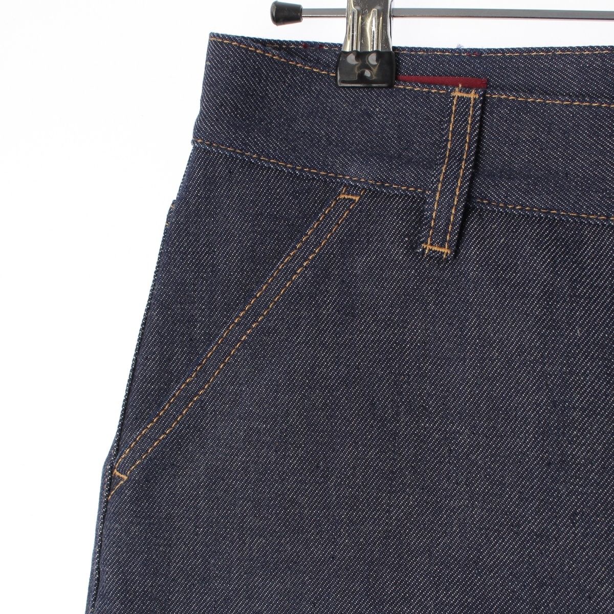 Gucci Denim Slit Skirt Indigo 40 — view 3