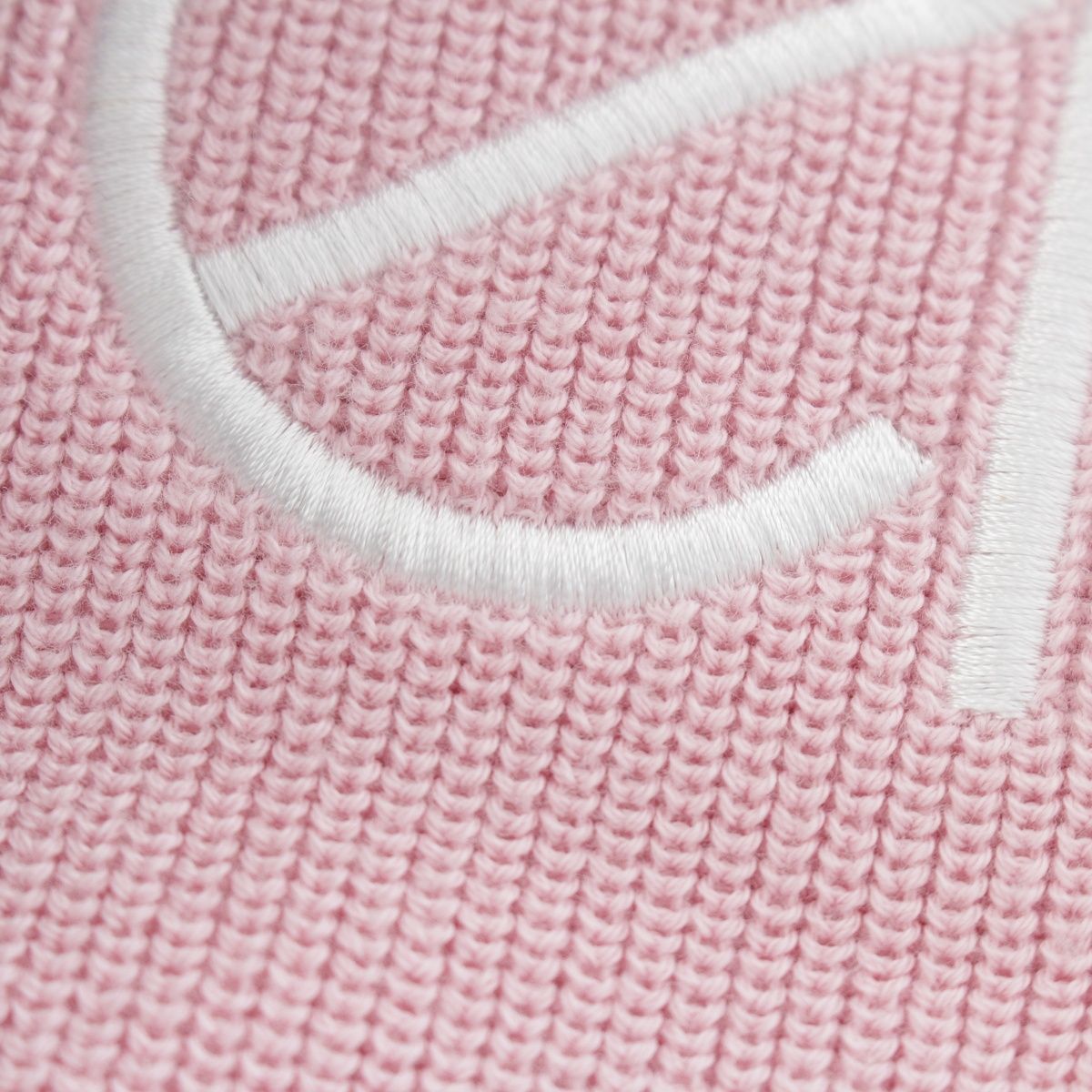 Versace Cotton Knit Re Edition Logo Embroidery Sleeveless Dress Pink 36 — view 8