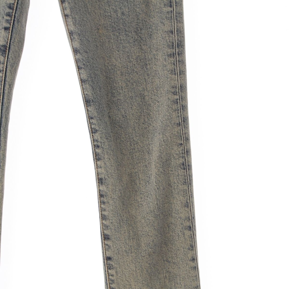 Gucci Denim Back Logo Skinny Pants Blue 22 — view 5