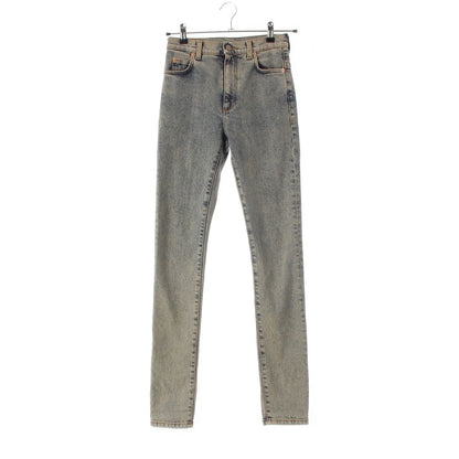 Gucci Denim Back Logo Skinny Pants Blue 22