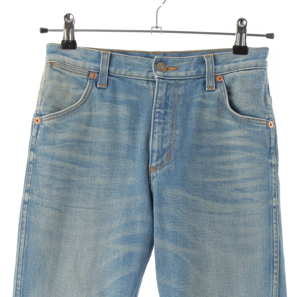 Gucci Back Logo Skinny Denim Pants Blue 22 — view 3