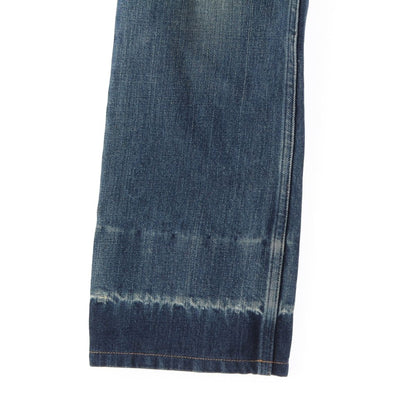 Celine Phoebe Philo Era Long Button Skinny Denim Pants 2 Blue 34 — view 5