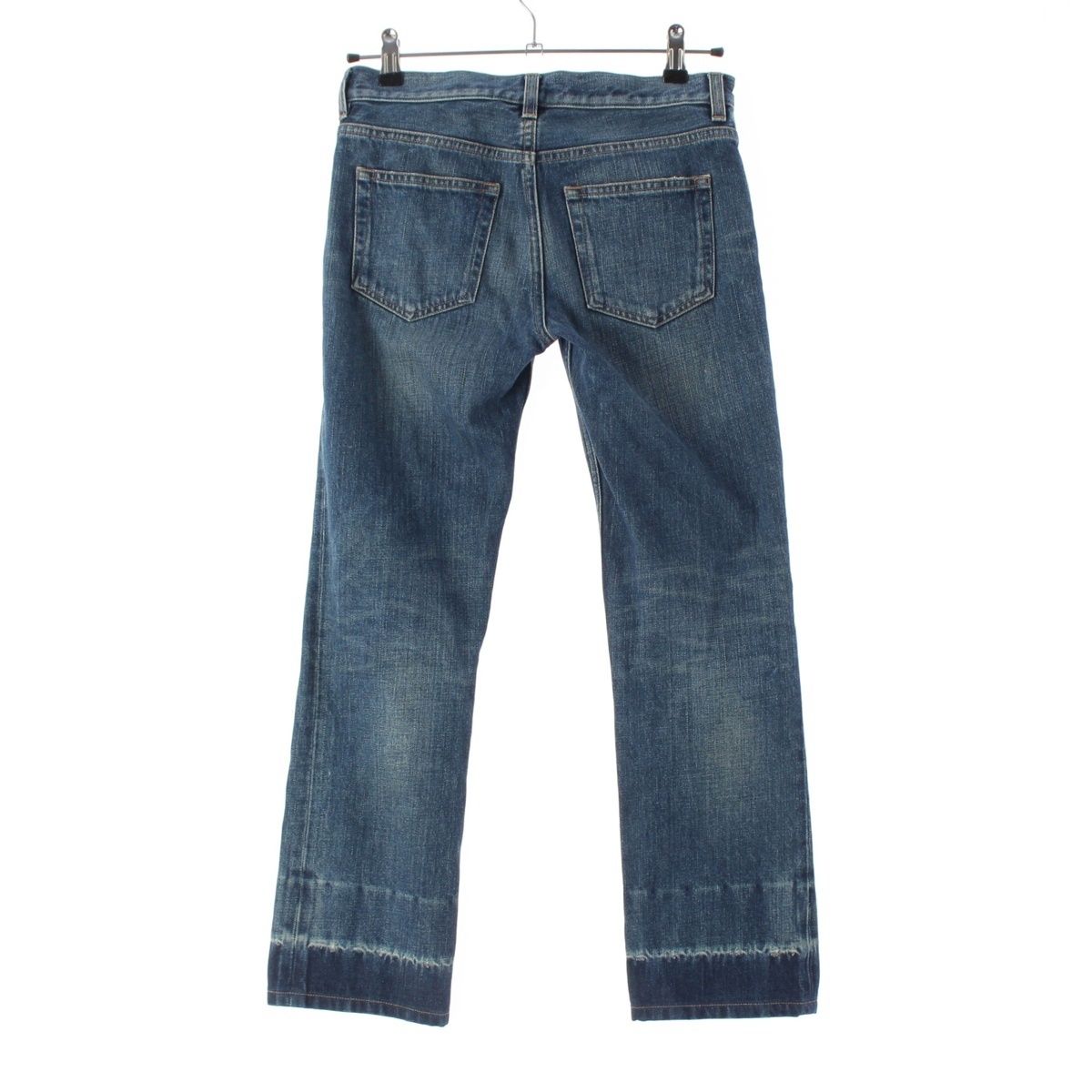 Celine Phoebe Philo Era Long Button Skinny Denim Pants 2 Blue 34 — view 2