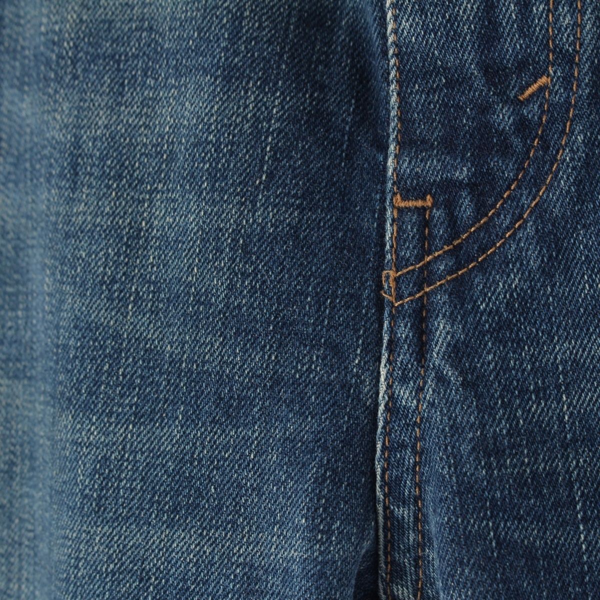Celine Phoebe Philo Era Long Button Skinny Denim Pants 2 Blue 34 — view 8