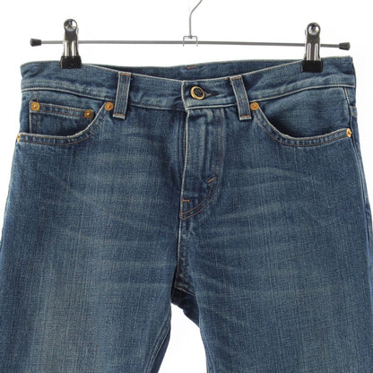 Celine Phoebe Philo Era Long Button Skinny Denim Pants 2 Blue 34 — view 3