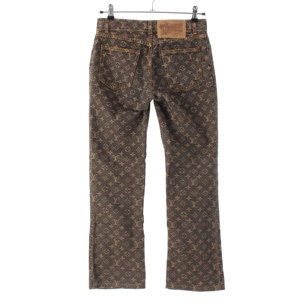 Louis Vuitton Monogram Jeans Denim Pants Brown 36 — view 2