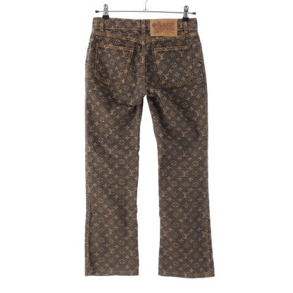 Louis Vuitton Monogram Jeans Denim Pants Brown 36 — view 2