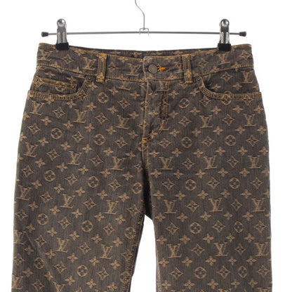 Louis Vuitton Monogram Jeans Denim Pants Brown 36 — view 3