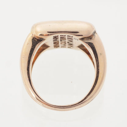 Hermes Bijouterie Fantaisie Corozo Ring Gold — view 6