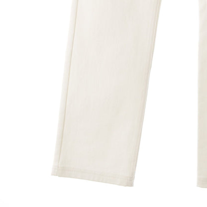 Fendi Cotton Logo Denim Pants 21 White 38 — view 5