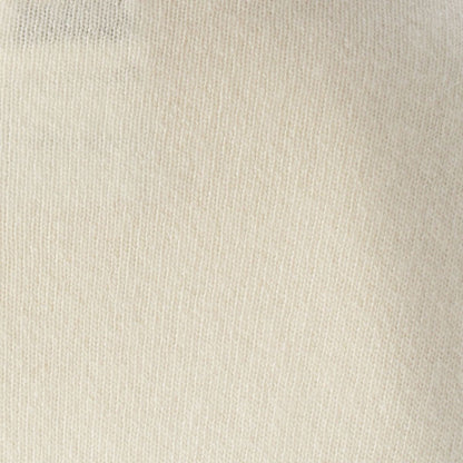 Chanel Cashmere CC Logo Patch Crew Neck Sweater Knit Top Ivory 36 — view 9