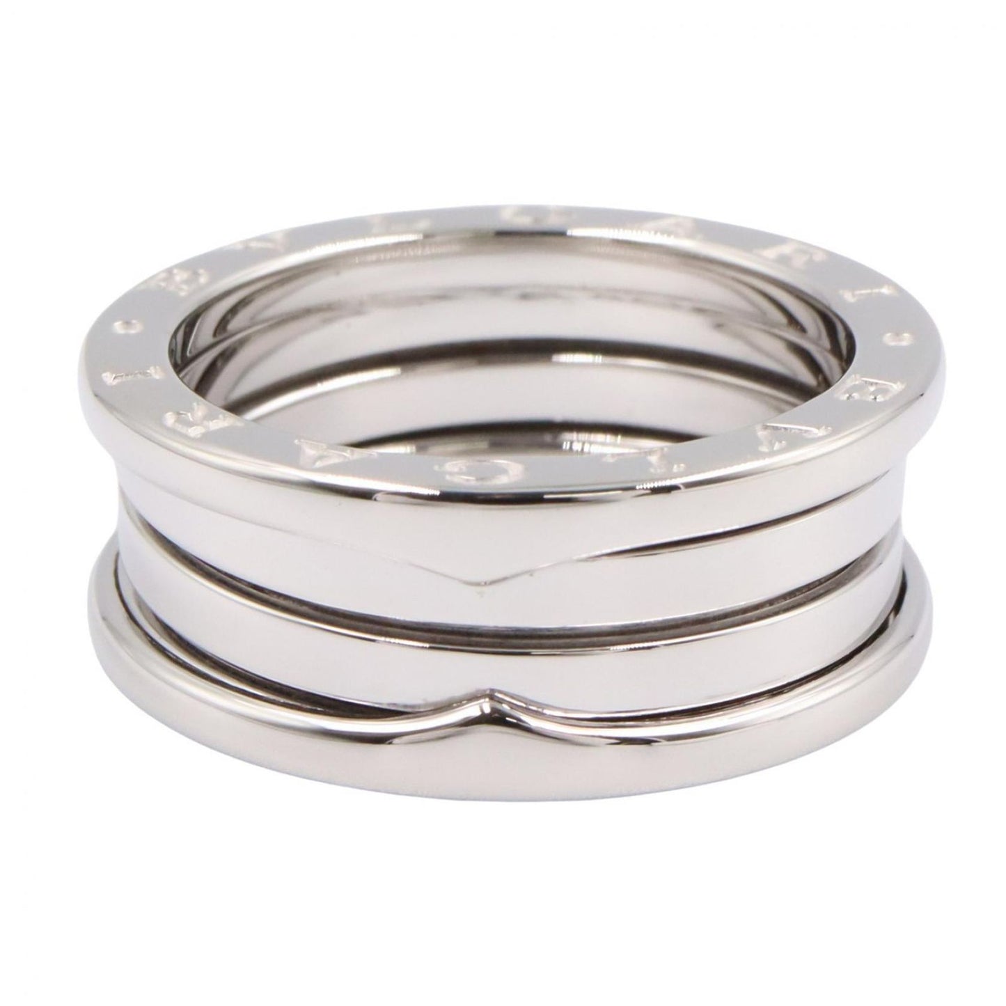 Bvlgari Ring 18k White Gold Band — view 2