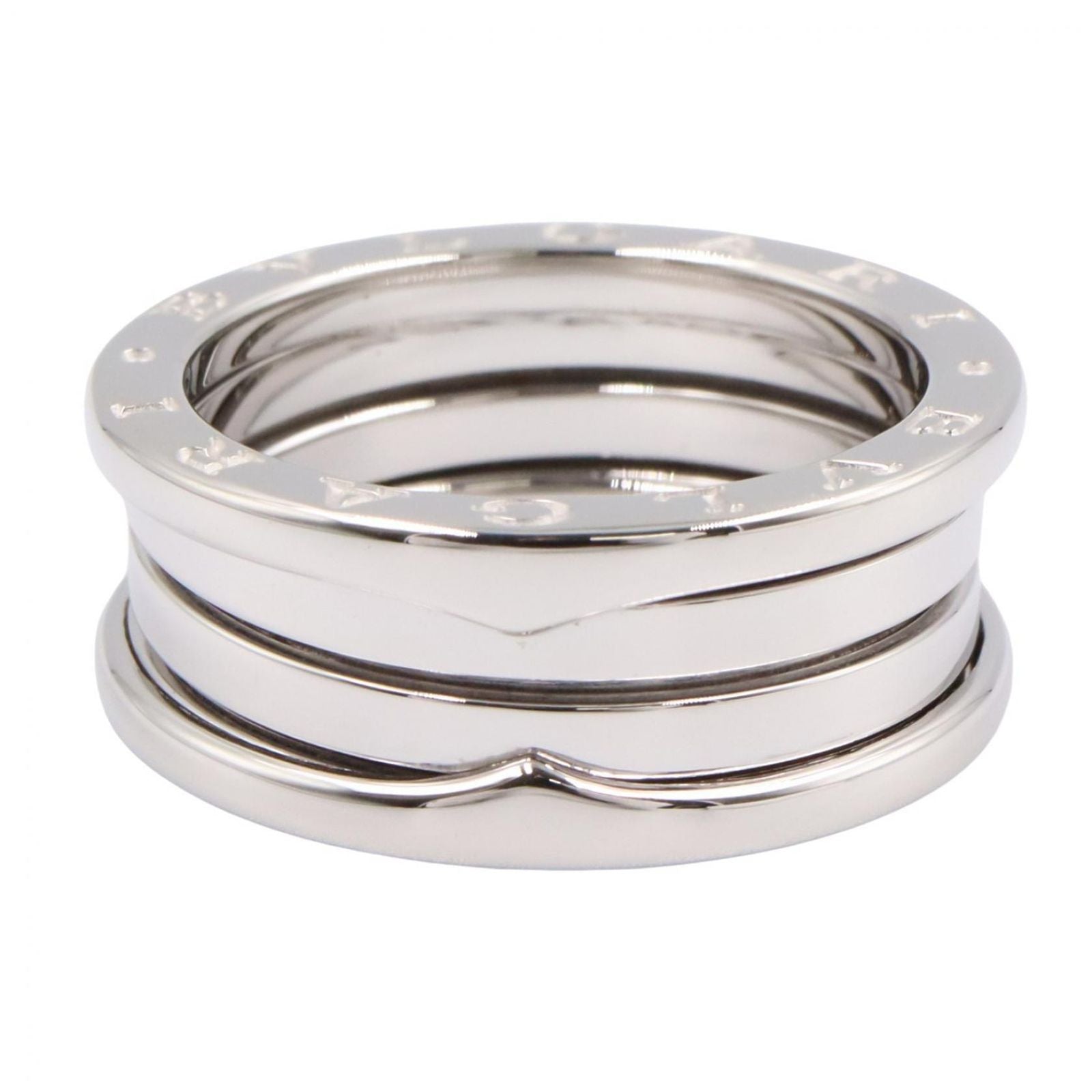 Bvlgari Ring 18k White Gold Band — view 2