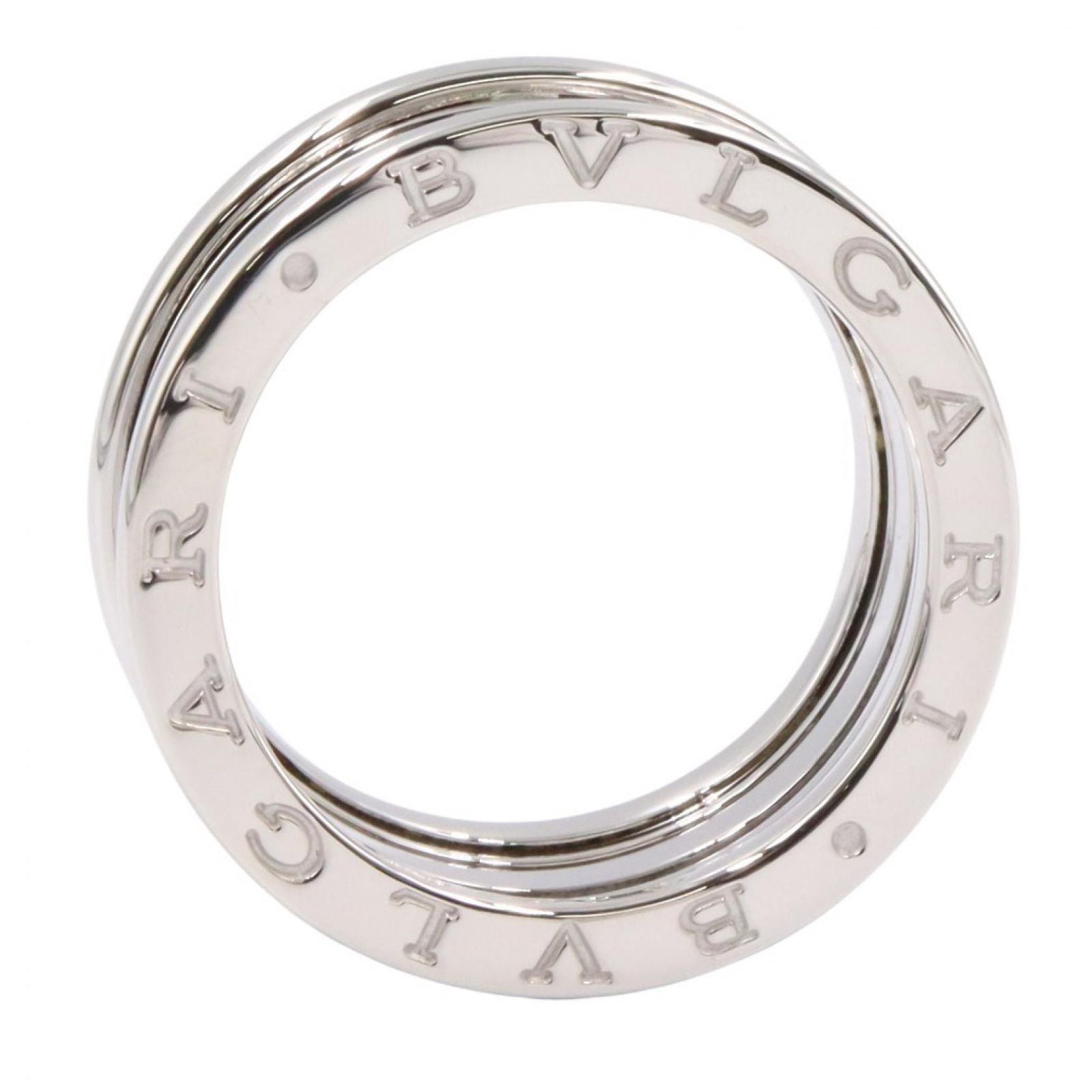 Bvlgari Ring 18k White Gold Band — view 3