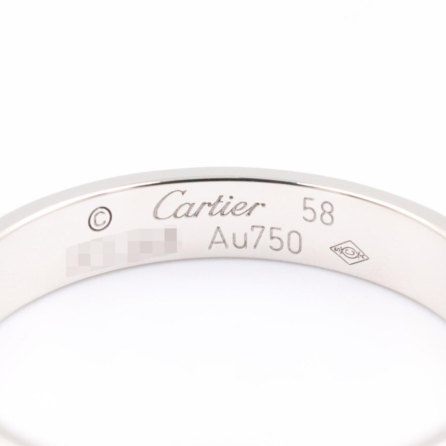 Cartier Ring Mini Love 18k White Gold — view 3