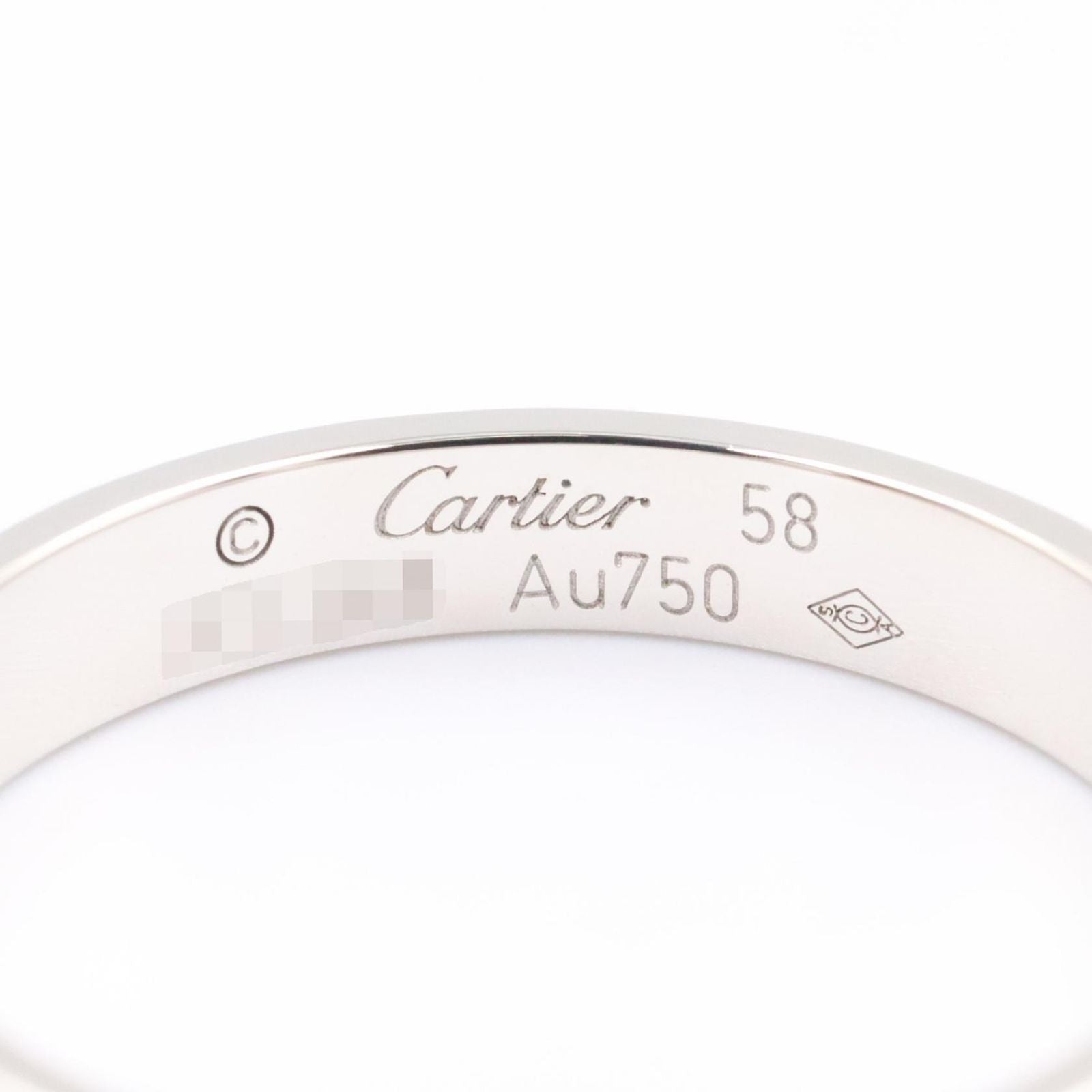 Cartier Ring Mini Love 18k White Gold — view 3