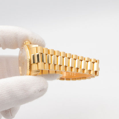 Rolex Watch Datejust Pave Diamond Saffiano L Number 18k — view 8