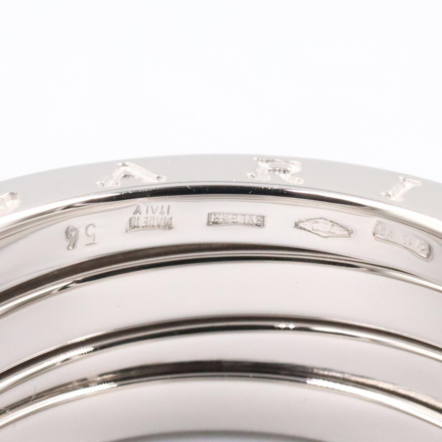 Bvlgari Ring B-zero One Band 18k White Gold — view 4