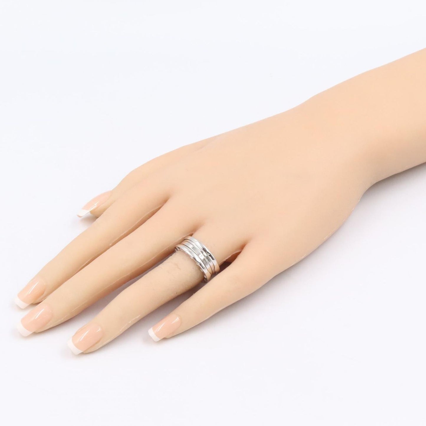 Bvlgari Ring B-zero One Band 18k White Gold — view 7