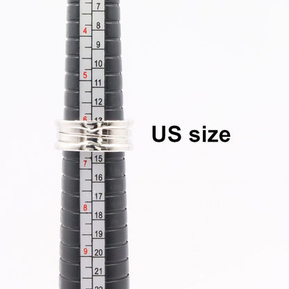 Bvlgari Ring B-zero One Band 18k White Gold — view 6