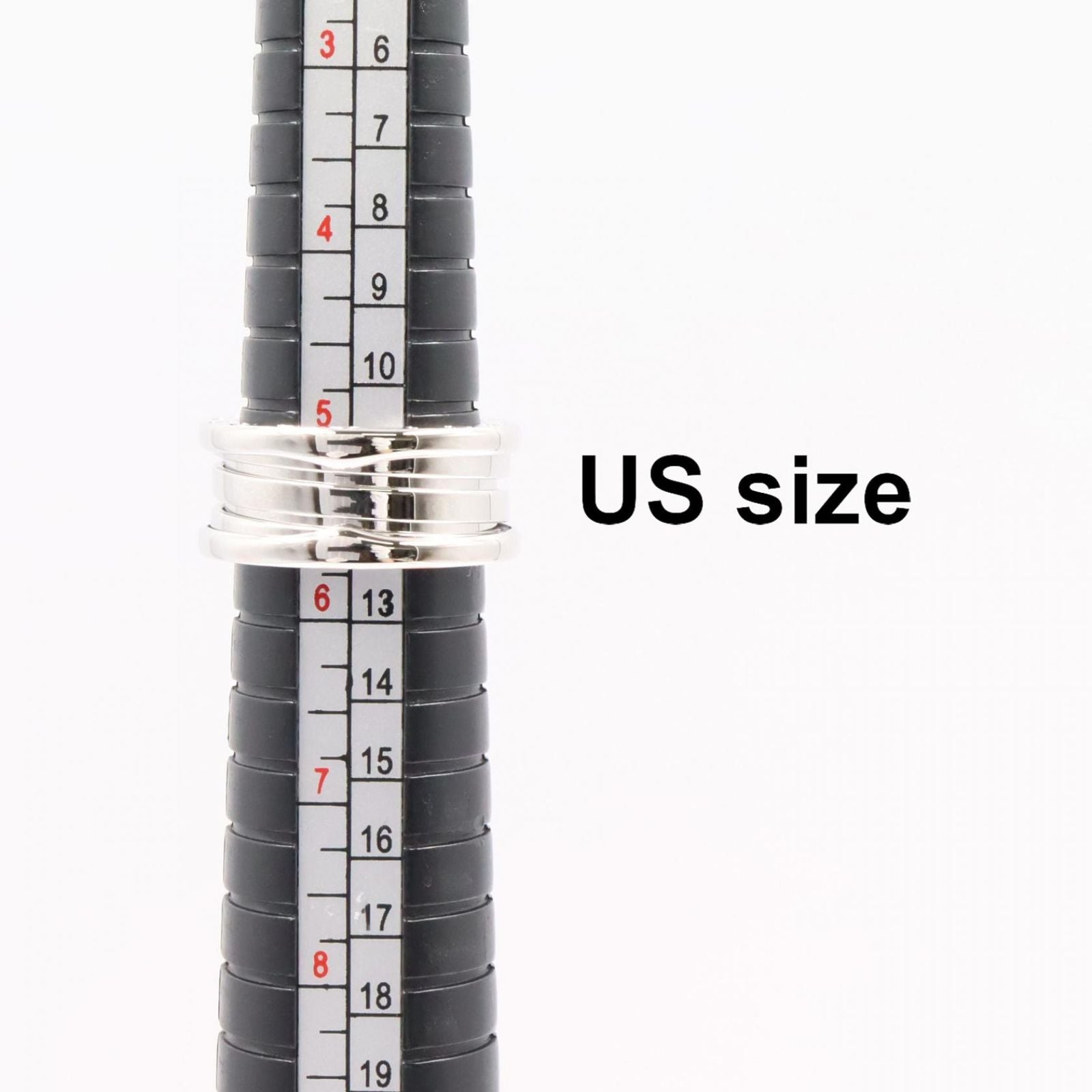 Bvlgari Ring B-zero One Band 18k White Gold — view 6