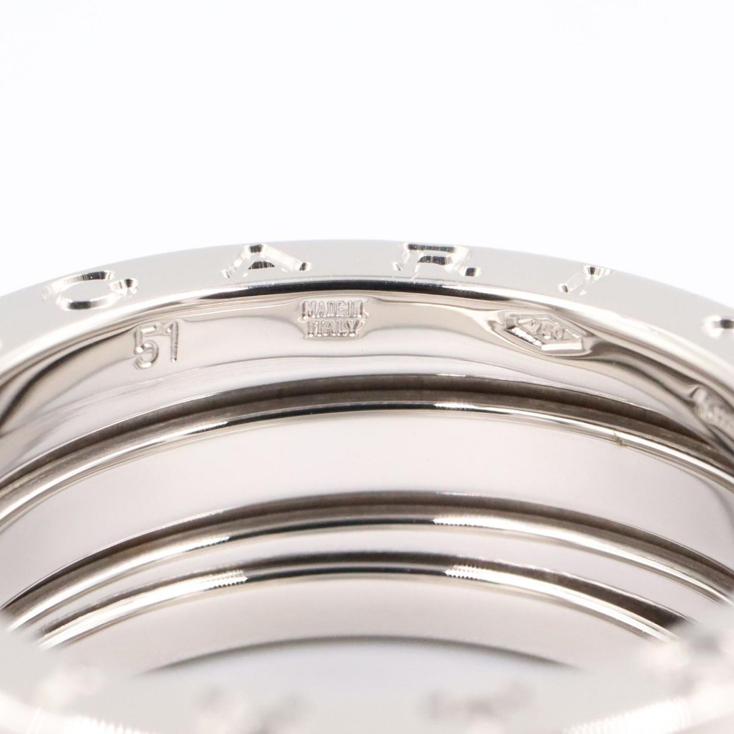 Bvlgari Ring B-zero One Band 18k White Gold — view 4
