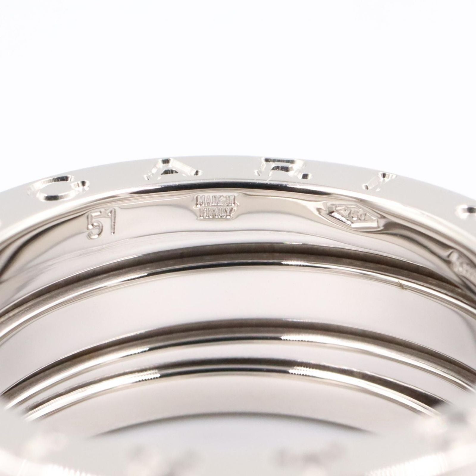 Bvlgari Ring B-zero One Band 18k White Gold — view 4