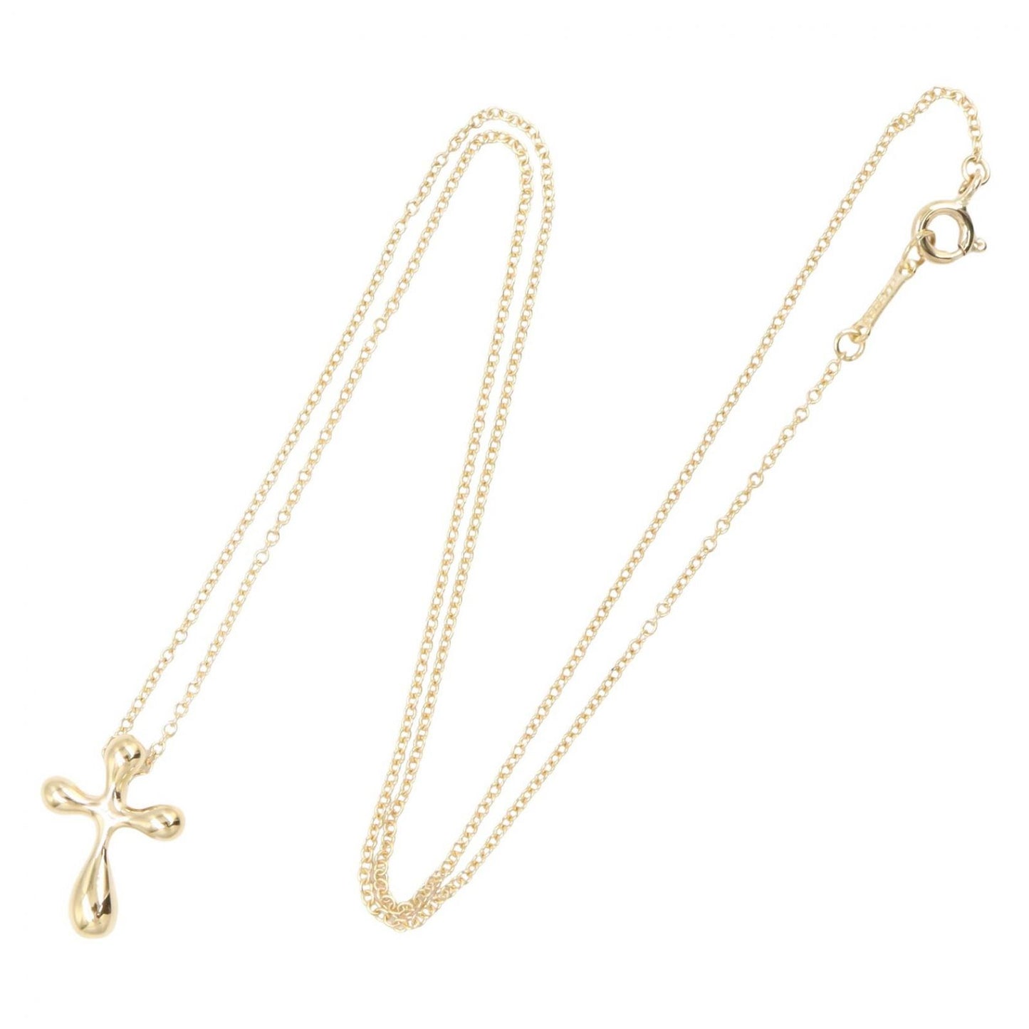 Tiffany & Co Necklace Small Cross Pendant 40.5 cm 18k — view 2