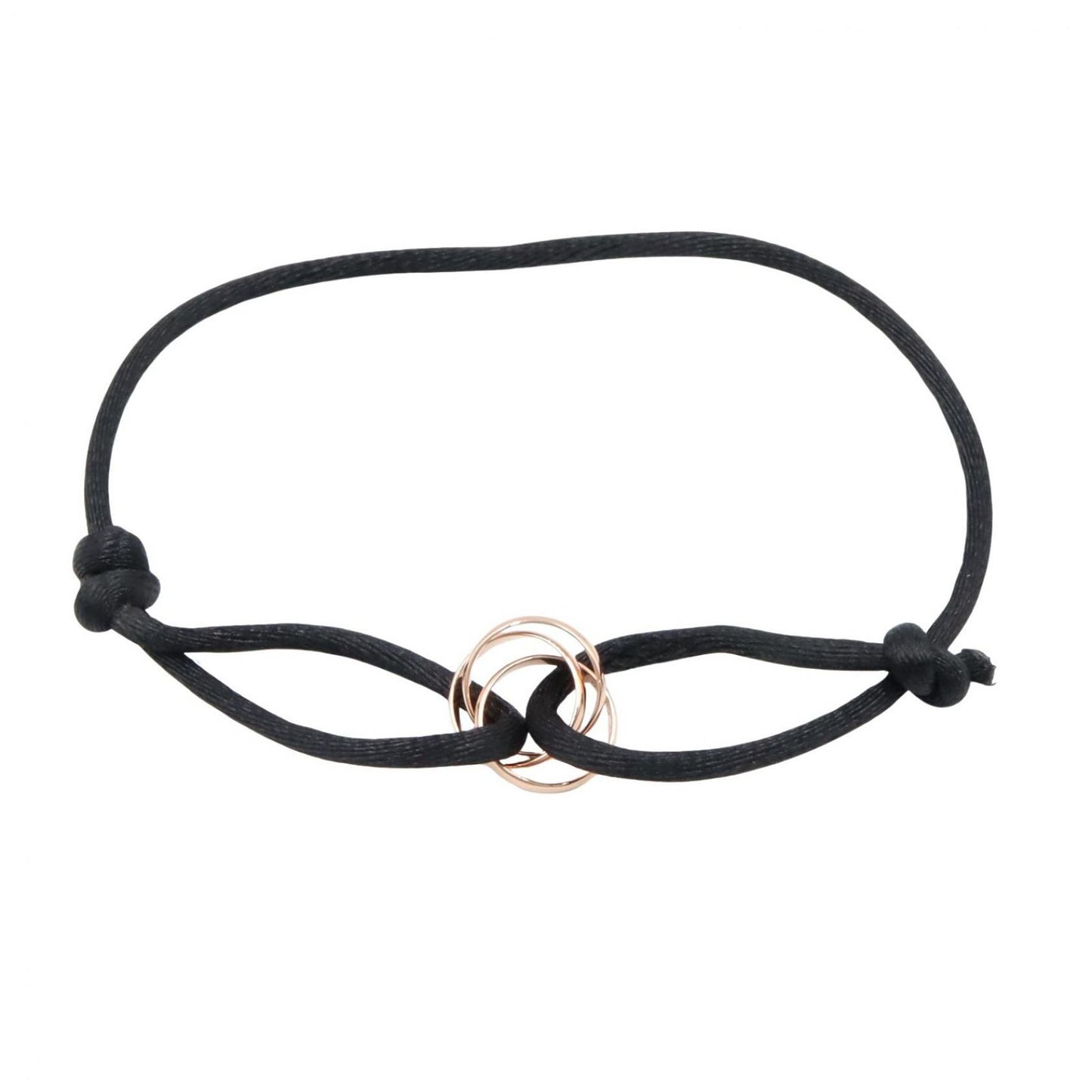 Cartier Bracelet Trinity Cord 22 cm 18k Pink Gold