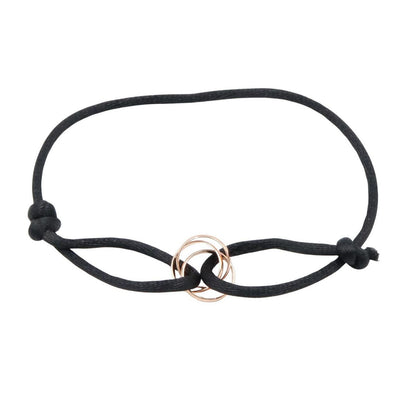 Cartier Bracelet Trinity Cord 22 cm 18k Pink Gold