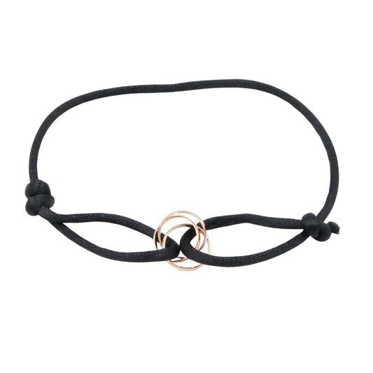 Cartier Bracelet Trinity Cord 22 cm 18k Pink Gold