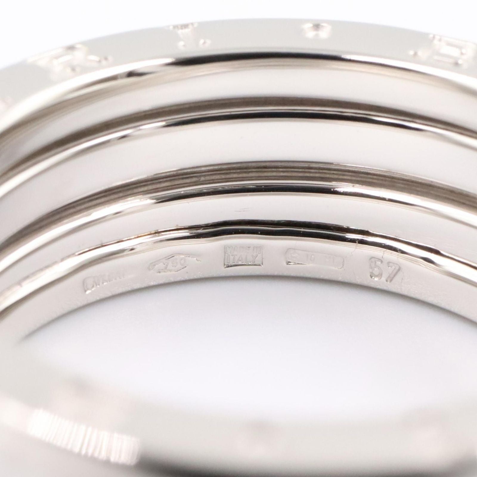 Bvlgari Ring B-zero One Band 18k White Gold — view 4