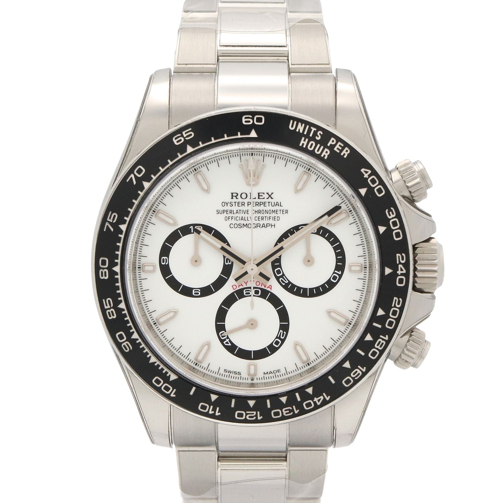 Rolex Watch Daytona White Stainless Steel