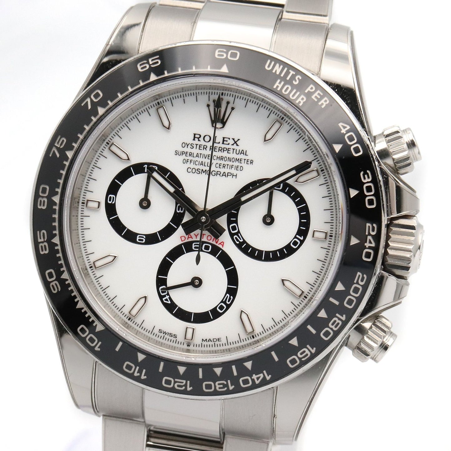 Rolex Watch Daytona White Stainless Steel — view 3