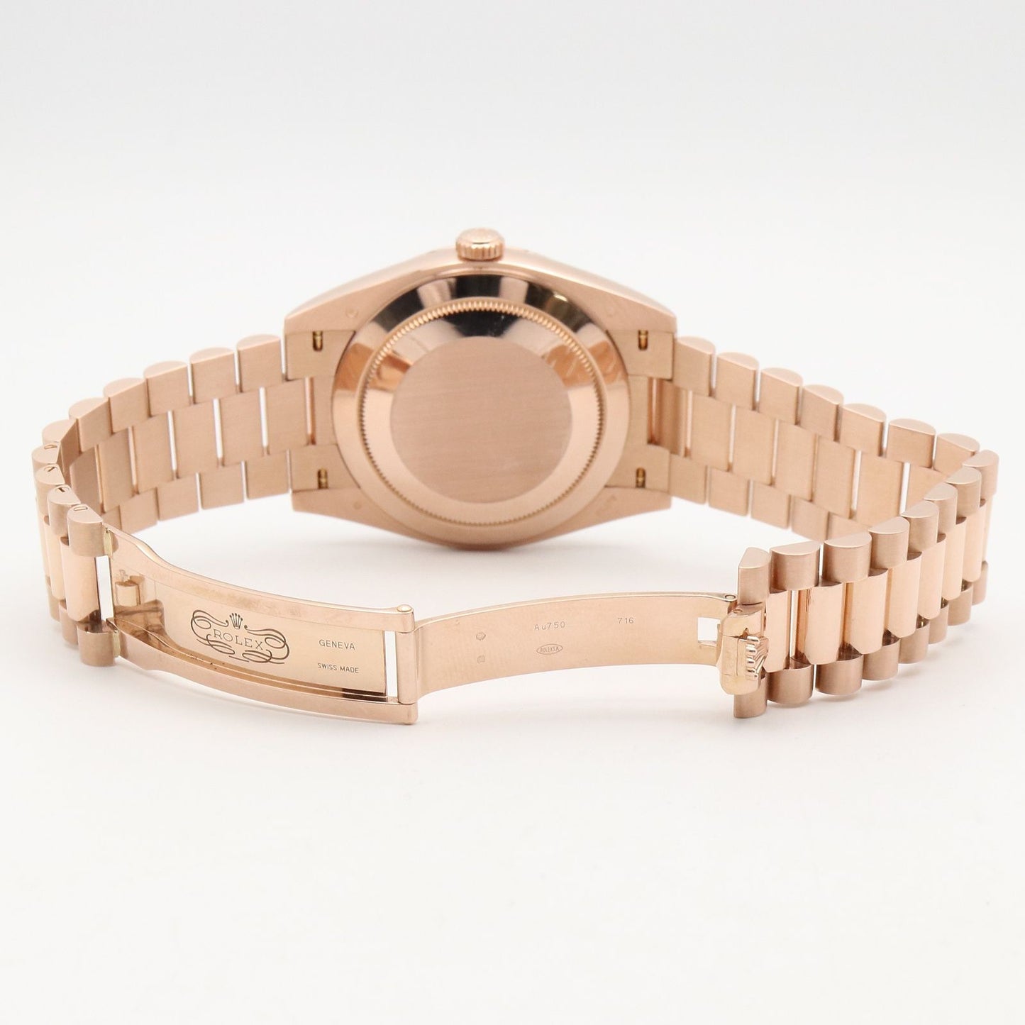 Rolex Watch Day Date Diamond Sundust 18k Pink Gold — view 4
