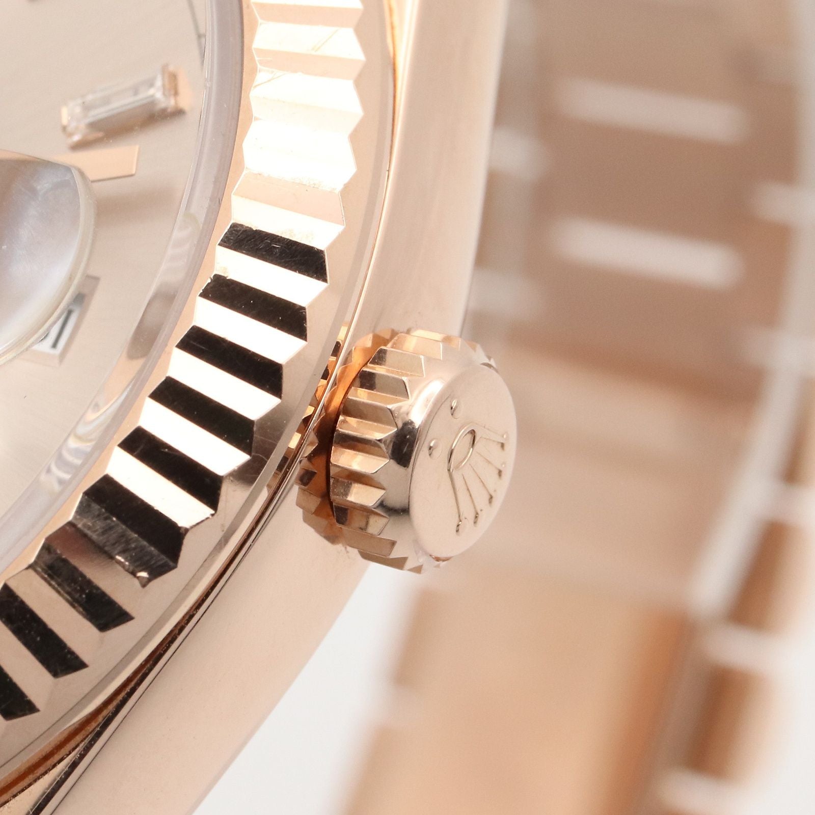 Rolex Watch Day Date Diamond Sundust 18k Pink Gold — view 6