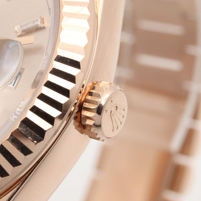 Rolex Watch Day Date Diamond Sundust 18k Pink Gold — view 6