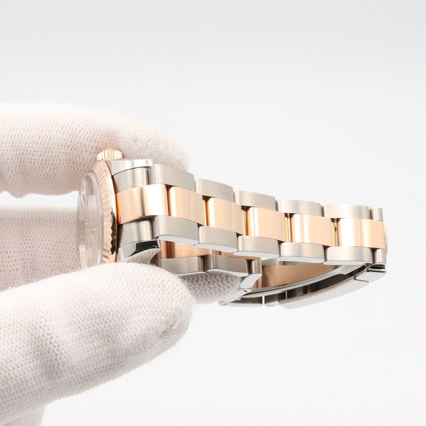 Rolex Watch Datejust Diamond WH Shell NP 18k Pink Gold Stainless Steel — view 8