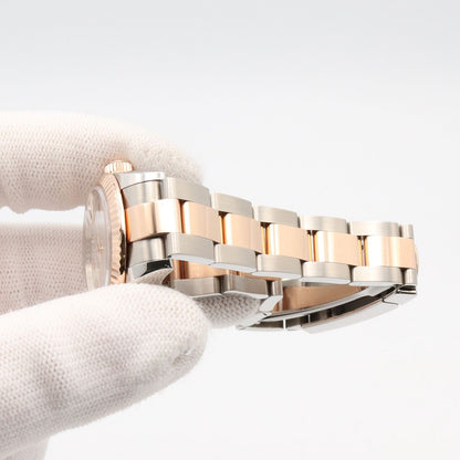 Rolex Watch Datejust Diamond WH Shell NP 18k Pink Gold Stainless Steel — view 8