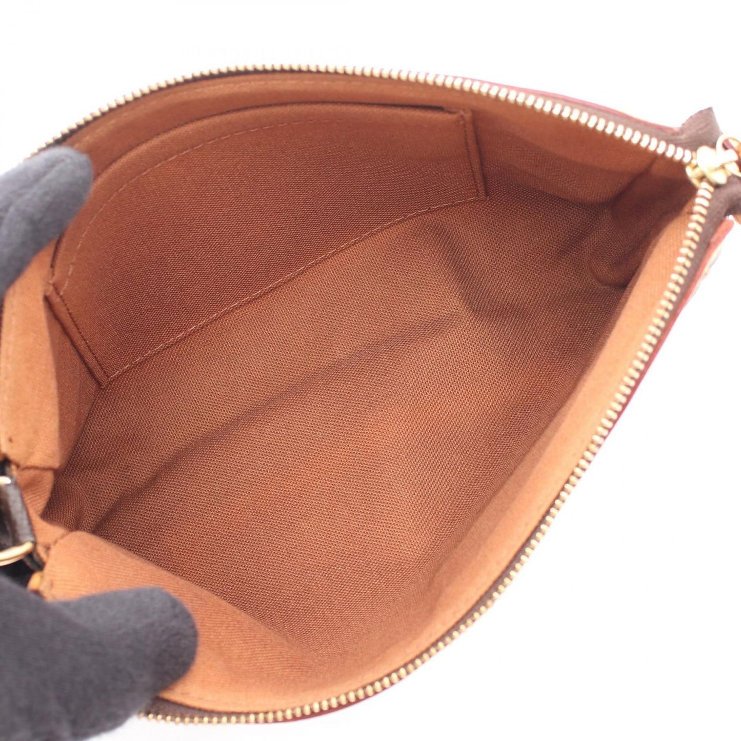 Louis Vuitton Handbag Rivet Pochette Canvas Leather — view 3